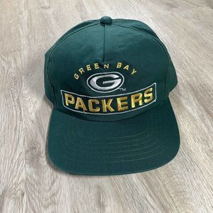 Vintage Sports Specialties Green Bay Packers Snapback Hat NFL Football Green Cap